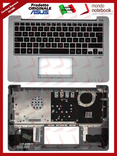 Tastiera con top case asus - top,