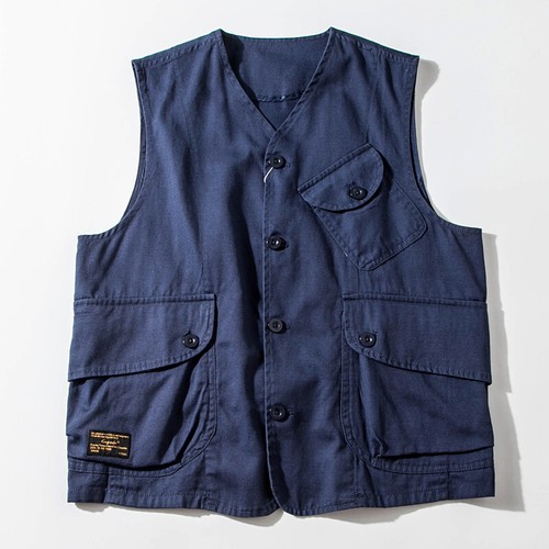 Gilet cargo uomo sciolto