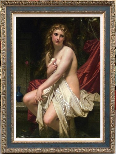 Antico dipinto olio - , fatto
