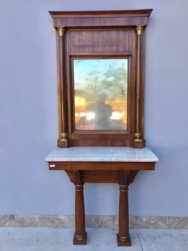 Consolle impero con specchiera - impero,