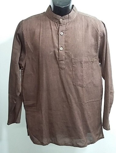 Camicia cotone effetto lino - camicia, in