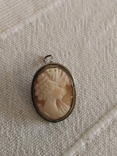 Spilla pendente cameo - spilla,