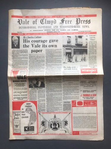 1981 vale clwyd - of, press