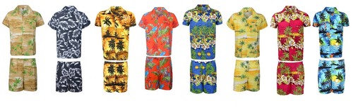 Camicia hawaiana uomo - hawaiana, set