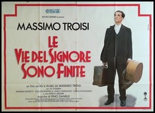 LE VIE DEL SIGNORE SONO FINITE Manifesto Film 4F Poster Originale Cinema TROISI