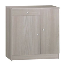 Armadio 2 Ante con Cassetto 80 Olmo Mobile Multiuso Ingresso Mobiletto per Bagno