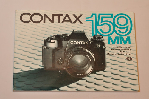 Contax 159 libretto - mm,