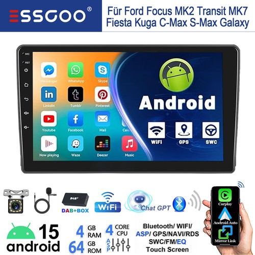 Carplay 64g dab android 15 - 4+64g,