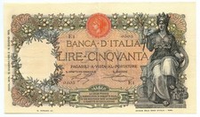 50 LIRE CAPRANESI BUOI TESTINA