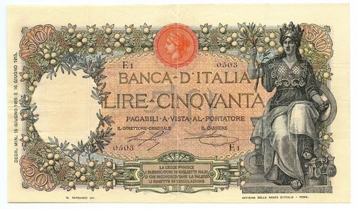 Lire capranesi buoi testina - 50,