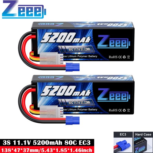 Zeee 3s lipo batteria - 2x,