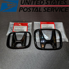 Distintivo anteriore posteriore originale 2 H EMBLEM nero lucido per Honda Civic G10 2016-2021