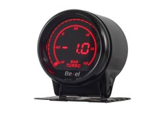 Manometro Digitale LCD Pressione Turbo BAR Gauge 52mm 12V con Controllo Bottone