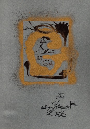 Salvador dali lettera g - salvador, "g"