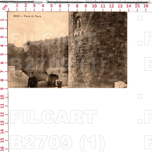 B2709 grecia rodi - grecia, porta