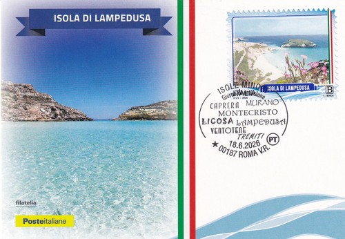 Isola lampedusa cartolina - lampedusa,