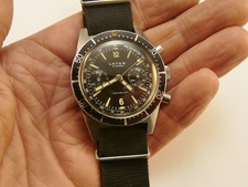 OROLOGIO DA POLSO VINTAGE ANNI 60 LATOR LANDERON 248 GENTS DIVER CRONOGRAFO OTTIME CONDIZIONI