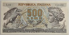 500 lire aretusa biglietto - aretusa,