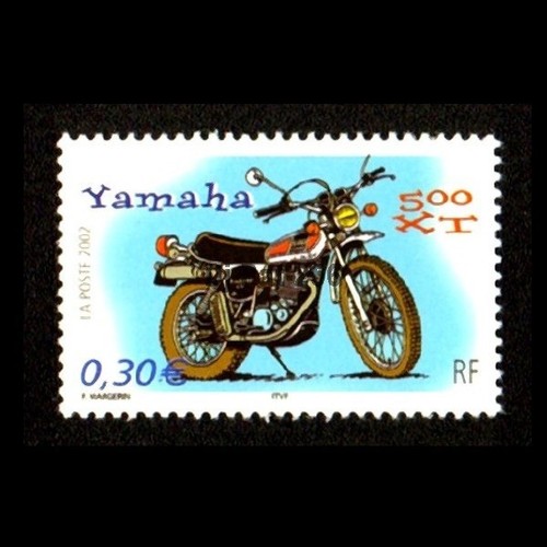 Timbre poste collection moto - timbre,