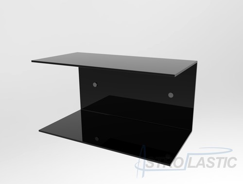 Mensola plexiglass nero - mensola,