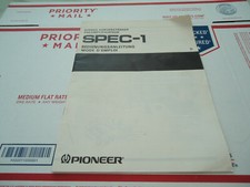 Pioneer Spec 1