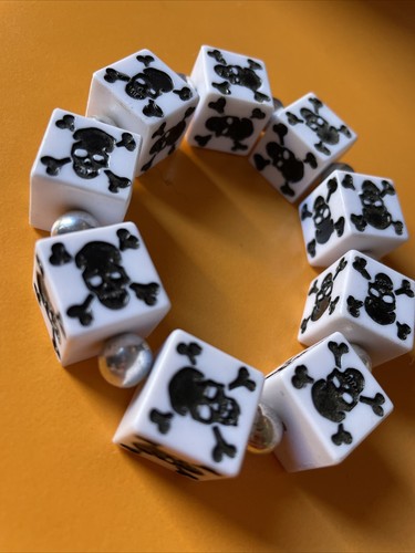 Bracciale teschio - teschio,
