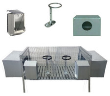 Gabbia per conigli fattrici 2