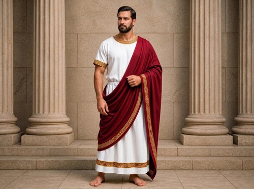 Costume larp greco uomo tunica - costume,