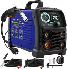 140A Saldatrice A Filo Continuo Senza Gas, 3 in 1 MIG/ARC/Lift TIG IGBT Inverter