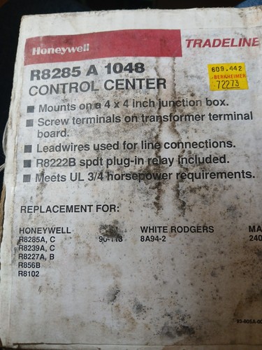 Honeywell r8285a1048 relè - honeywell,