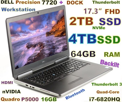 Workstation dell 7720 quad - dell, i7-quad