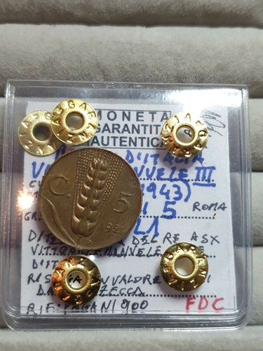 Centesimi del 1921 - 5,