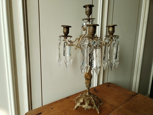 Candelabro portacandele antico - candelabro,