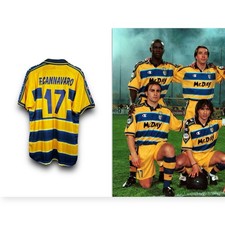 Maglia CANNAVARO Autografata Parma 2000/01 ~ Signed Jersey