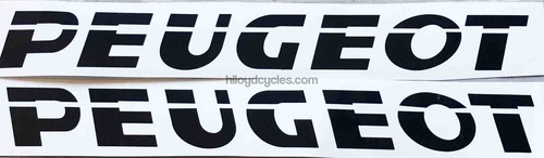Peugeot downtube decal - peugeot,