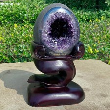 Uovo di drago geode ametista