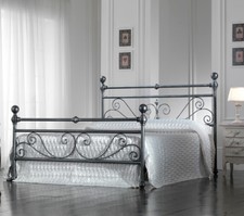 LETTO FERRO BATTUTO NONNA