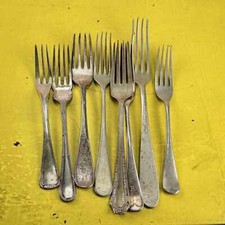 Lotto di 8 forchette antiche