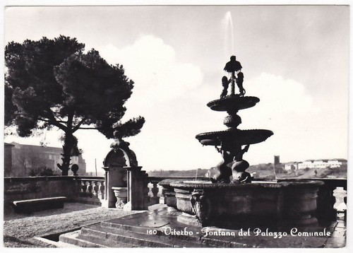 Viterbo fontana del palazzo - fontana,