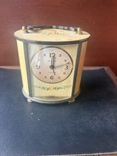 Orologio smaltato ovale bianco