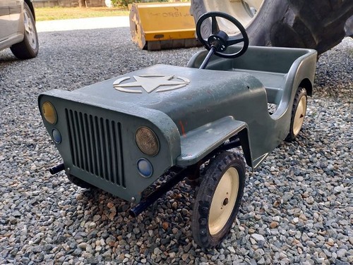 Auto pedali epoca jeep - pedali, d'epoca