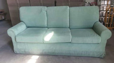 divano 3 posti usato , verde 