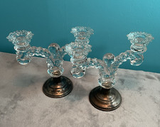 Antico candelabro vetro