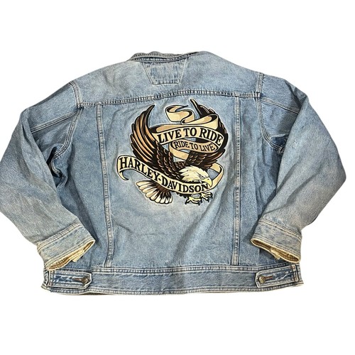 Giacca denim harley davidson - harley,