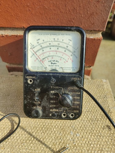 Voltmetro vintage taylor - voltmetro,