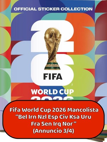 Mancolista figurine fifa world - fifa,