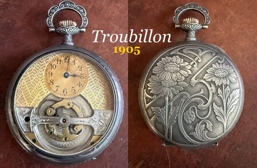 Tourbillon day 53mm pouter - tourbillon, 8-day