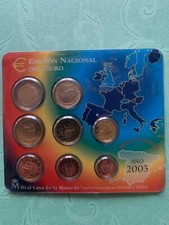 SPAGNA 2003 serie Divisionale di 8 valori 1 2 5 10 20 50 cent 1 2 euro in FDC