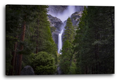 Tela cornice cascata - tela/cornice, natura