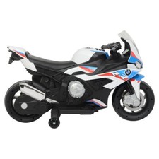 MOTO CAVALCABILE DA CORSA BMW 12 V COLORE BIANCO